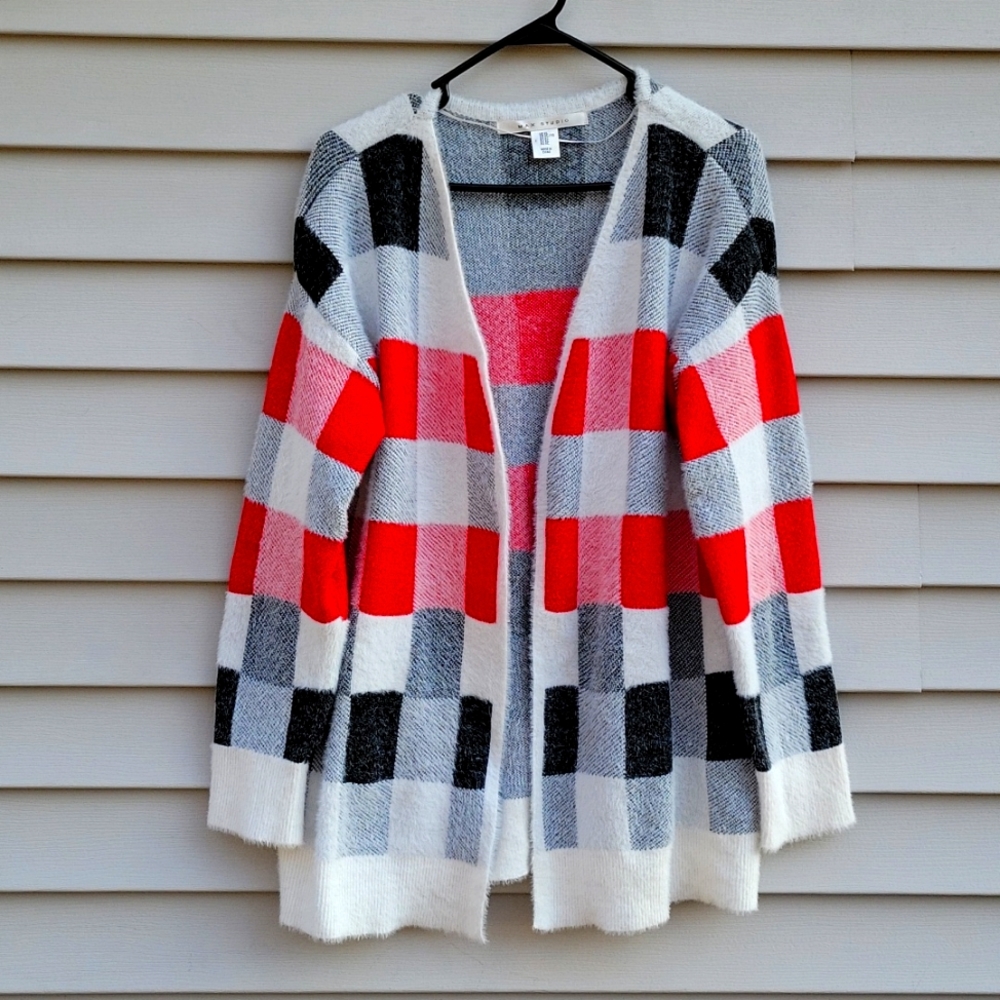 Max Studio Multicolored Xl Open Ling Sweater - image 1